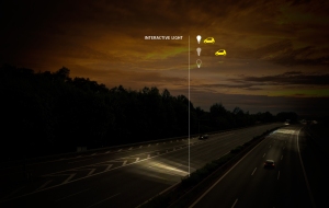 Smart Highway - Interactive light - Studio Roosegaarde